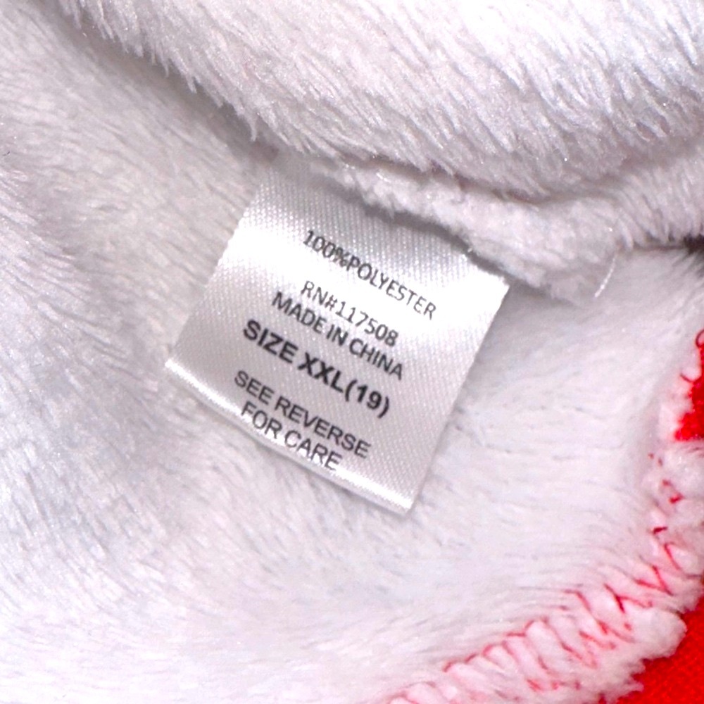 Wound Up Red and White “Oh Deer” Fuzzy Christmas Sweater - Picture 4 of 4